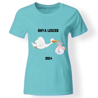 Anya leszek kismama póló türkiz