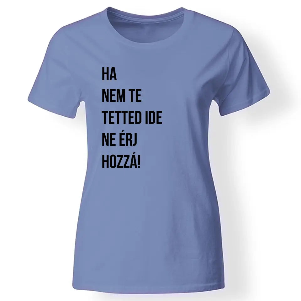 Vicces flegma kismama póló kék