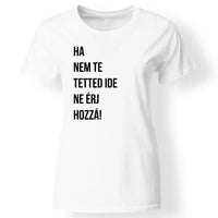 Vicces flegma kismama póló fehér