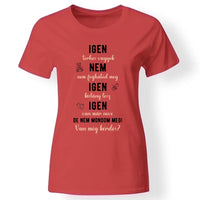 Igen terhes vagyok kismama póló piros