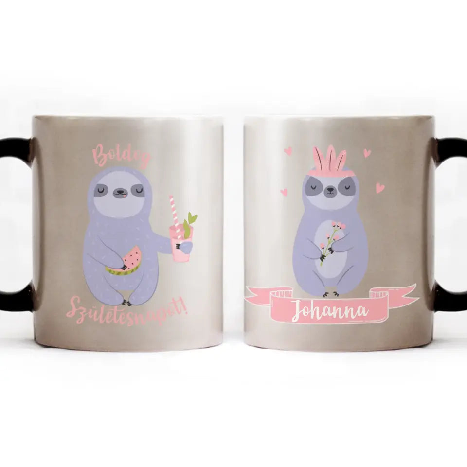 Egyedi neves lajháros szülinapi bögre