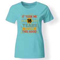 18. szülinapi póló nőknek türkiz