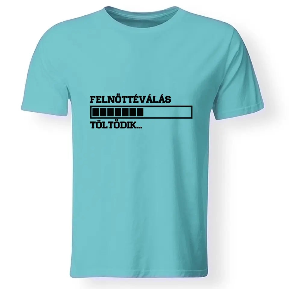 Felnőtté válás 18. szülinapi póló férfinak