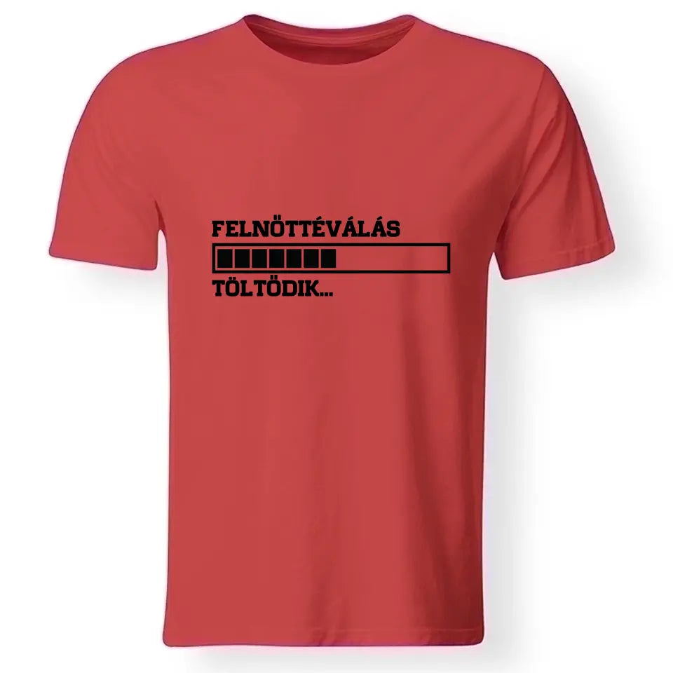 Felnőtté válás 18. szülinapi póló férfinak