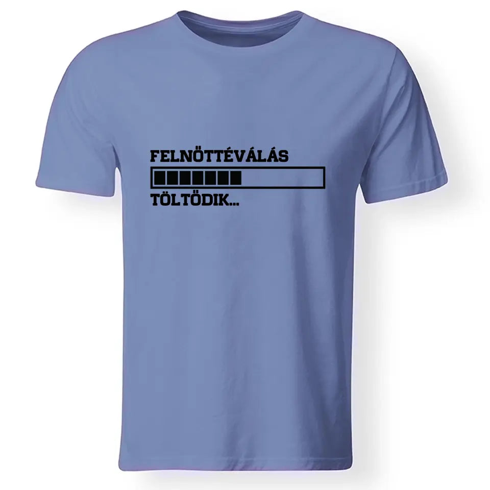 Felnőtté válás 18. szülinapi póló férfinak