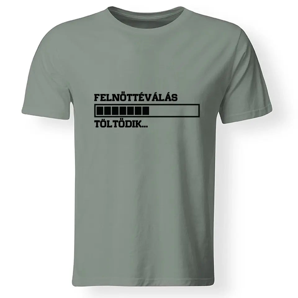 Felnőtté válás 18. szülinapi póló férfinak