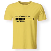 Felnőtté válás 18. szülinapi póló férfinak