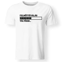 Felnőtté válás 18. szülinapi póló férfinak