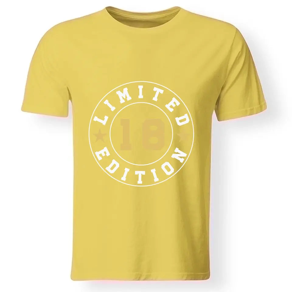Limited 18. szülinapi póló férfinak