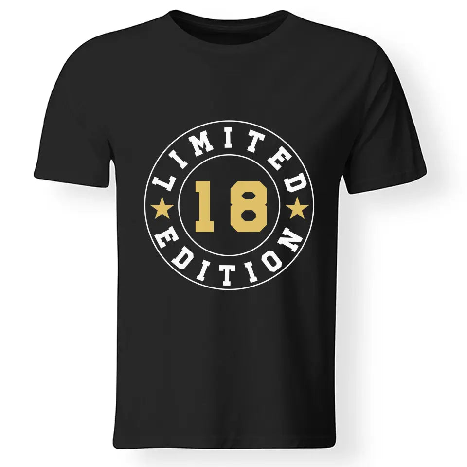 Limited 18. szülinapi póló férfinak