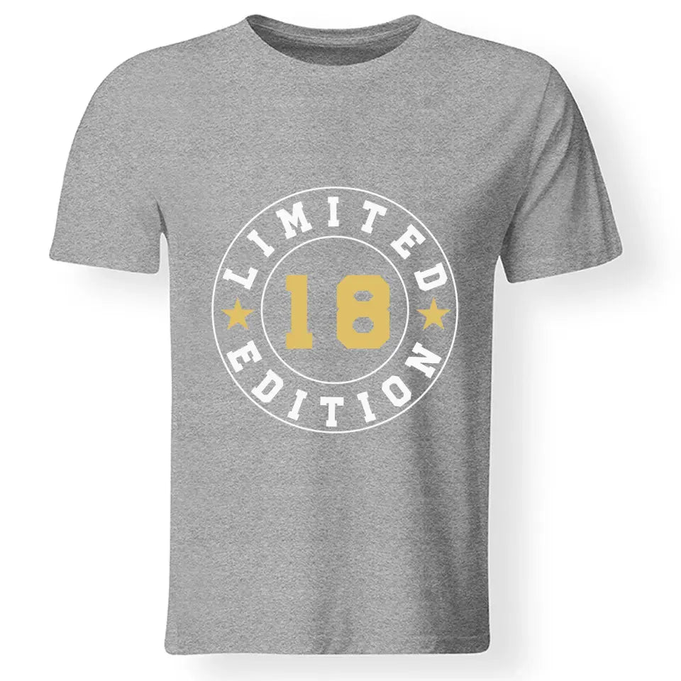 Limited 18. szülinapi póló férfinak