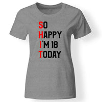 Ma van a 18. szülinapom póló nőknek szürke