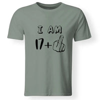 17+1 vicces 18. szülinapi póló férfinak
