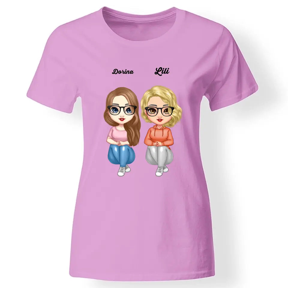 Cukifejű karakteres póló barátnőknek