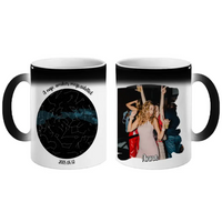 Születésnapi csillagtérkép bögre