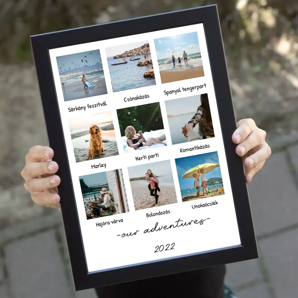 9 képes fotókollázs a nyári emlékekről