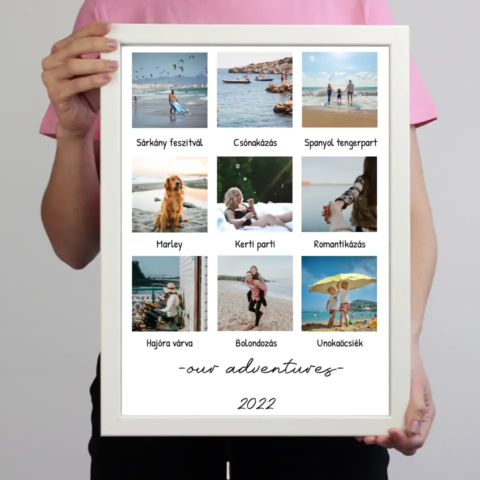 9 képes fotókollázs a nyári emlékekről