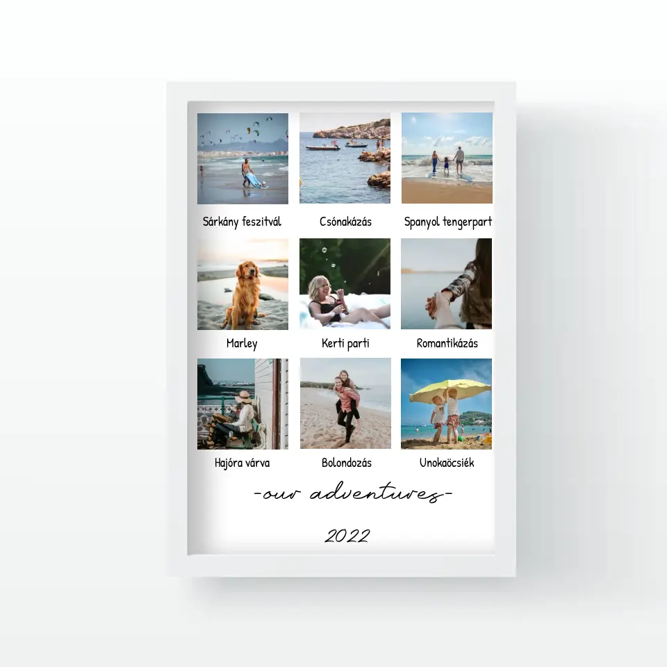 9 képes fotókollázs a nyári emlékekről