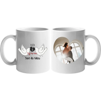 Egyedi fényképes és feliratos valentin napi bögre