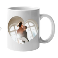 Egyedi fényképes és feliratos valentin napi bögre