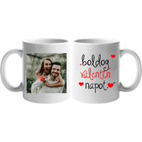 Valentin napi egyedi képes bögre