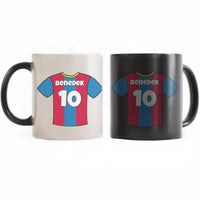 Foci mezes bögre egyedi névvel és számmal