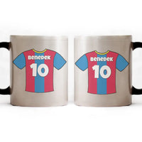 Foci mezes bögre egyedi névvel és számmal