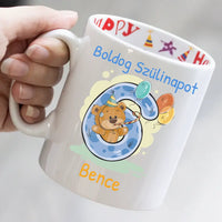 Szülinapi macis bögre