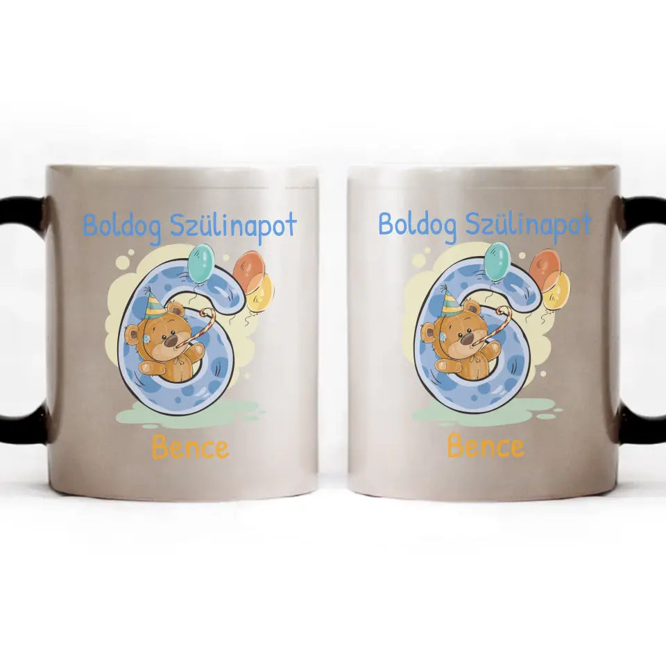 Szülinapi macis bögre
