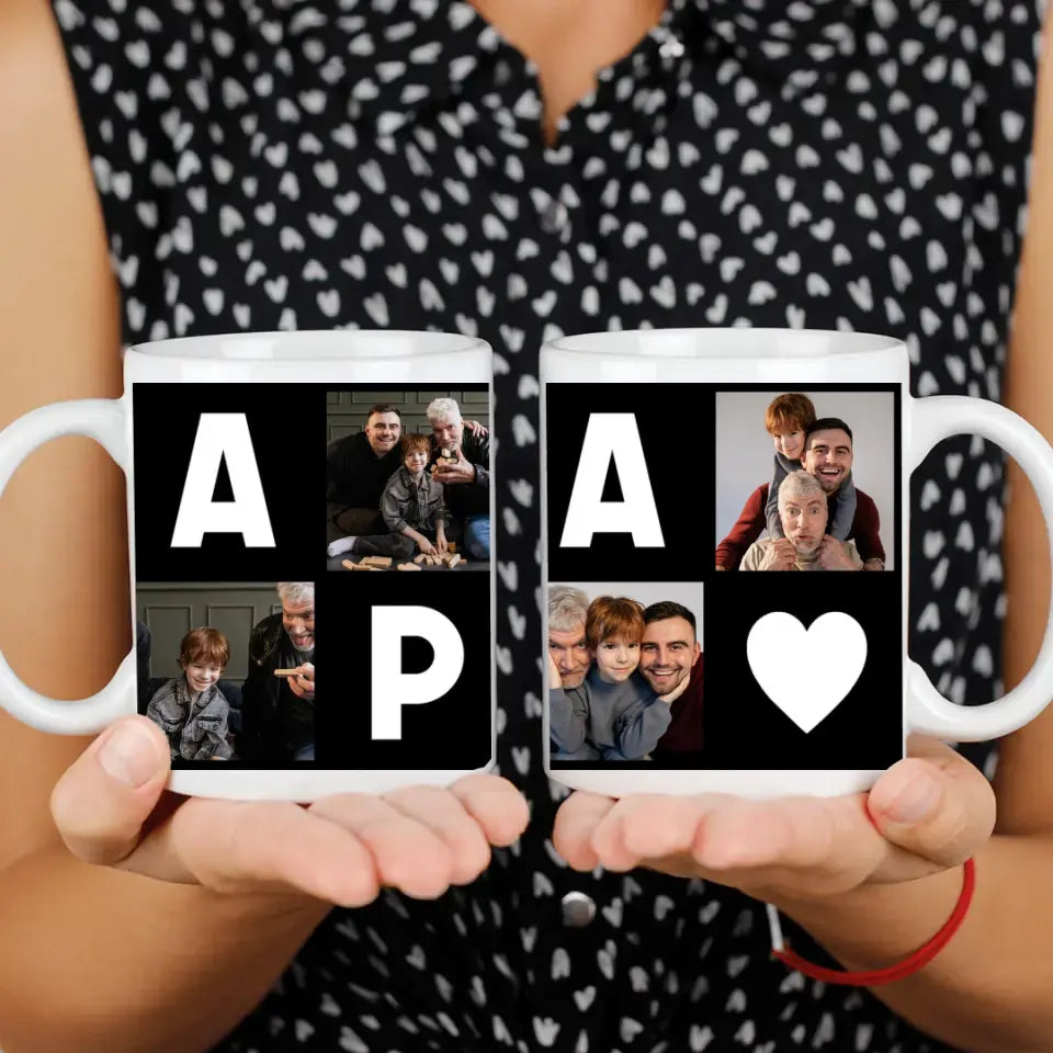 APA feliratos egyedi bögre 4 képpel