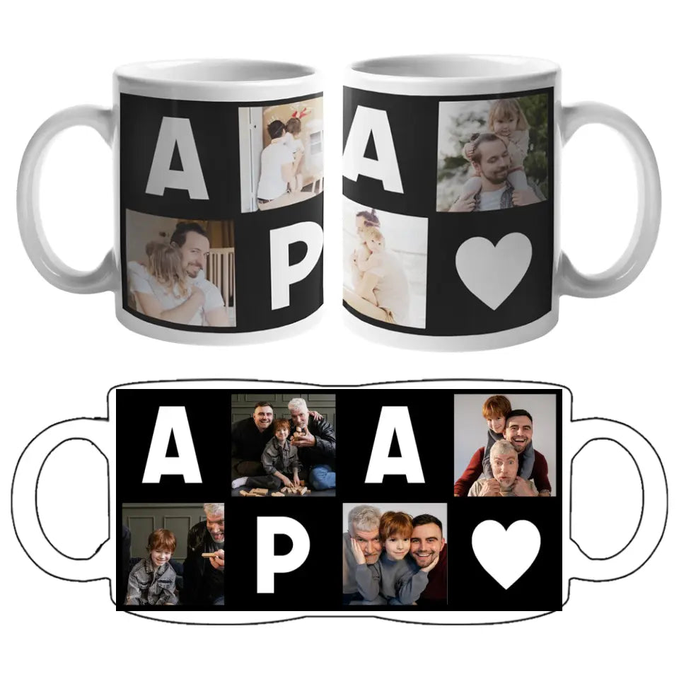 APA feliratos egyedi bögre 4 képpel