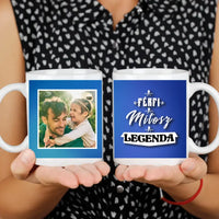 Apák napi bögre saját képpel és felirattal