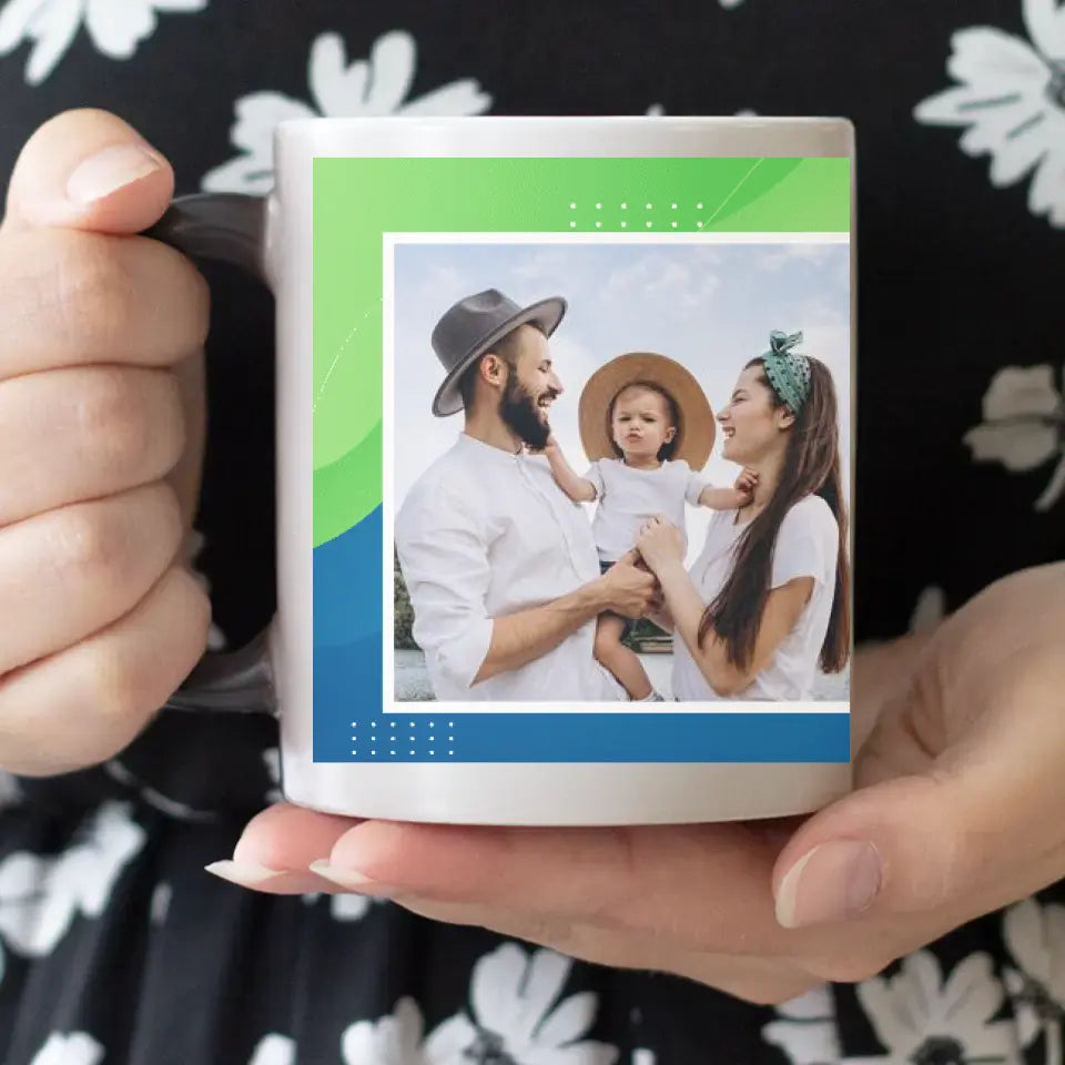 Bögre saját képpel apák napjára