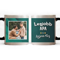 Saját fotós apák napi bögre egyedi szöveggel