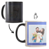 Bögre saját képpel és felirattal apák napjára