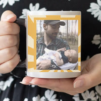 Egyedi képes apa feliratos ajándék bögre