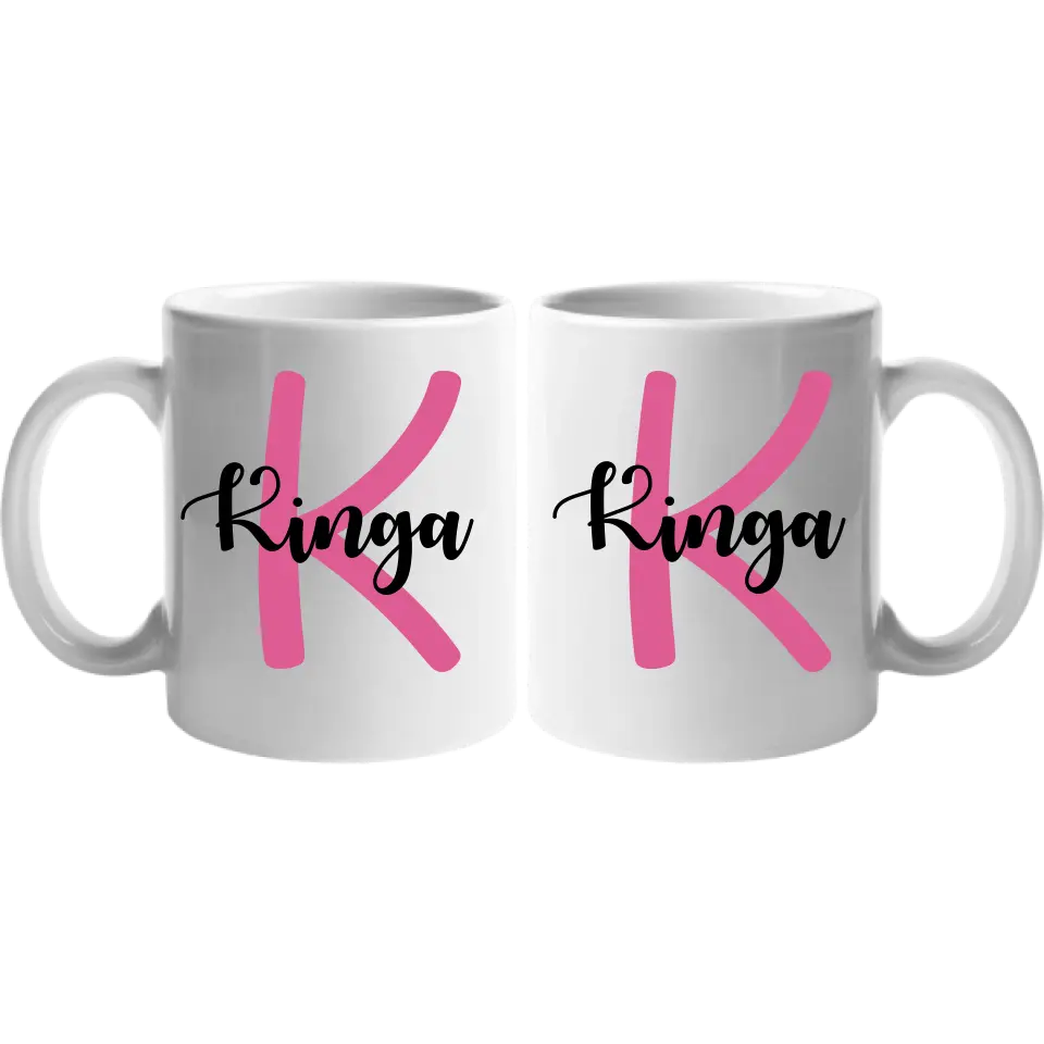 Egyedi neves bögre választható színben