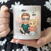 Cuki karakteres Apa-lánya bögre