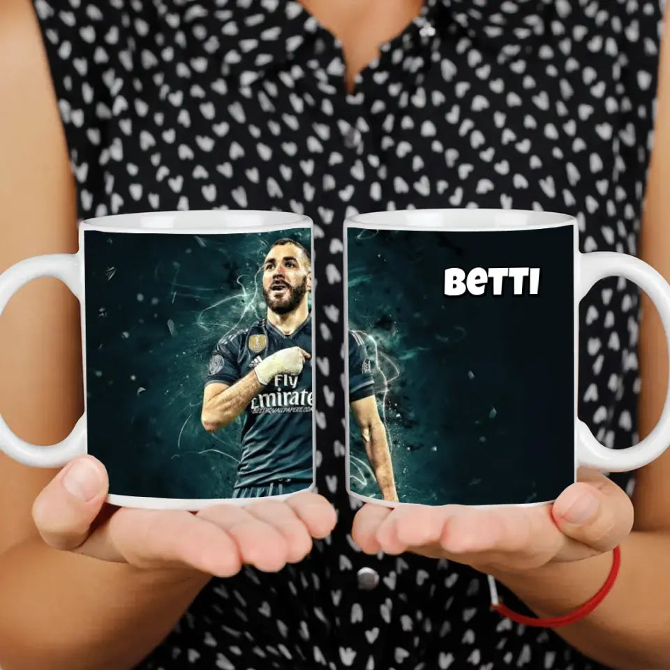 Benzema bögre egyedi névvel 