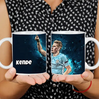 De Bruyne bögre egyedi névvel