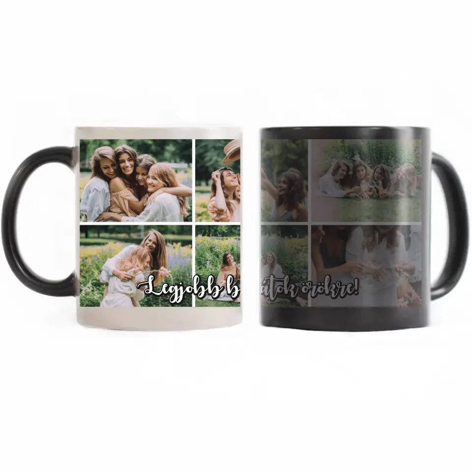 6 képes bögre egyedi felirattal