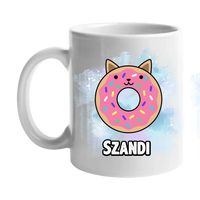 Cicás bögre saját névvel