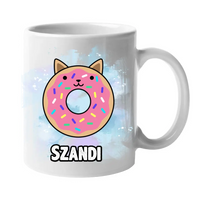 Cicás bögre saját névvel