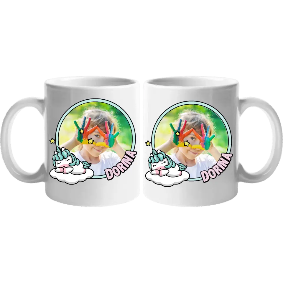 Unikornis bögre saját képpel