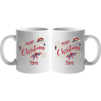 Karácsonyi ajándék bögre Merry Christmas felirattal 1