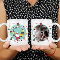 Karácsonyi télapós bögre egyedi képpel