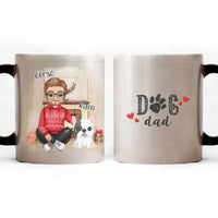 Karácsonyi cuki férfi gazdis bögre 