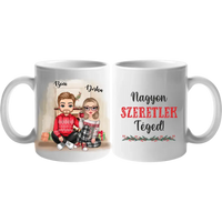 Karácsonyi cuki páros bögre