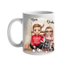 Karácsonyi cuki páros bögre