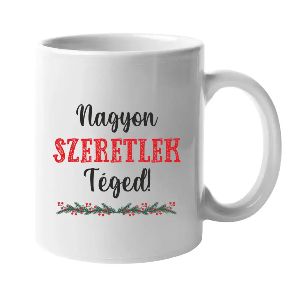 Karácsonyi cuki páros bögre